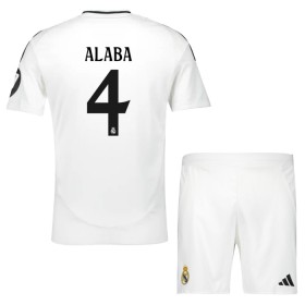 Tenue Enfant Real Madrid Alaba 4 Domicile 2024-25 (+ Short)